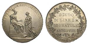 Milano - Repubblica Subalpina (1800-1802) - ... 