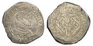 Messina - Filippo III - Scudo 1611 - R Ag mm ... 