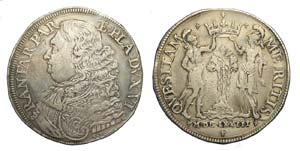 Parma - Ranuccio II Farnese - Ducatone 1673 ... 