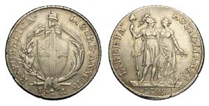 Genova - Repubblica Ligure - 4 Lire 1799 - ... 