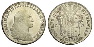 Napoli - Ferdinando IV - Piastra 1786 BP - ... 