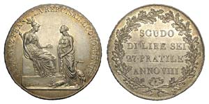 Milano - Repubblica Subalpina (1800-1802) - ... 