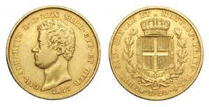 Savoia - Carlo Alberto - 20 Lire 1847 Torino ... 