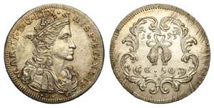 Napoli - Carlo II - Mezzo Ducato 1693 - MIR ... 