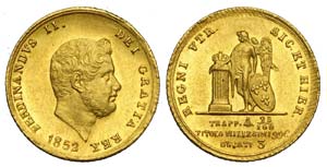 Napoli - Ferdinando II - 3 Ducati 1852 - ... 