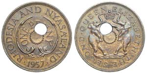Rhodesia & Nyasaland - Elizabeth II - Penny ... 