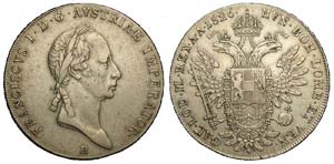Austria - Franz II (I) - Thaler 1826 B - Ag ... 