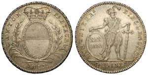 Switzerland - Freyburg - 4 Francs 1813 - ... 