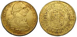 Colombia - Charles III - 8 Escudos 1785 SF ... 