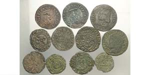 Lotto di 11 monete di zecche marchigiane : - ... 