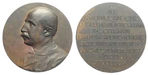 Cremona - Medaglia in onore a Antonio ... 