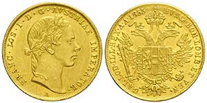 Austria, Franz Joseph I, Ducat 1855 A, Au mm ... 