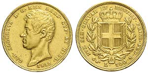 Savoia, Carlo Alberto, 100 Lire 1832 Torino, ... 