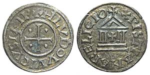 Milano, Ludovico I il Pio (814-840), Denaro ... 