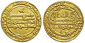 Islamic Coins, Gold Dinar, Au mm 19,5 g 2,92 ... 