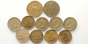 United States, Lotto di 11 monete, ... 