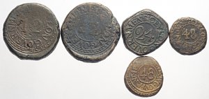 Ceylon, Lotto di 25 monete, ... 