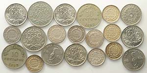 Bolivia, Decimal Coniage, Lotto di 20 monete ... 