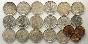 Bolivia, Decimal Coniage, Lotto di 20 monete ... 