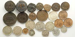 Ceylon, Lotto di 25 monete, segnaliamo: 25 ... 