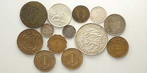 British Colony, Lotto di 13 monete, ... 