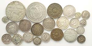 Colombia, Nueva Granada, Lotto di 23 monete, ... 