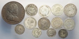 Haiti, Lotto di 13 monete 1813-1817, ... 