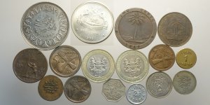 Africa, Lotto di 16 monete, Egypt (5) ... 