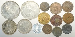 Mexico, Lotto di 14 monete 1908-1914 ... 