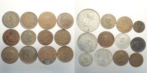 Mexico, Lotto di 24 monete 1914-1915 ... 