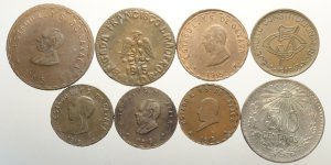 Mexico, Lotto di 8 monete 1915-1918 (without ... 