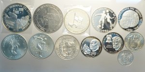 Panama, Lotto di 12 monete 1962-1988, ... 