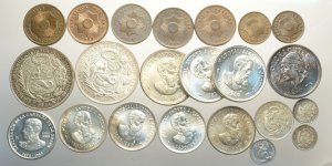 Peru, Lotto di 22 monete 1910-1989, ... 
