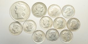 Portugal, Lotto di 12 monete 1909-1930, ... 
