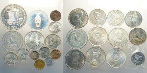 Dominican Republic, Lotto di 26 monete, ... 