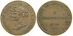 Lucca, Elisa Bonaparte e Felice Baciocchi, 5 ... 
