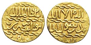 Islamic Coins, Gold Dinar, Au mm 17 g 3,41 ... 