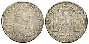 Mexico, Ferdinand VII, 8 Reales 1809 TH, Ag ... 