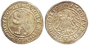 Switzerland, St. Gallen, Dicken 1509, Ag mm ... 