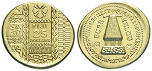 Fiji, Elizabeth II, 25 Dollars (1990), KM-57 ... 