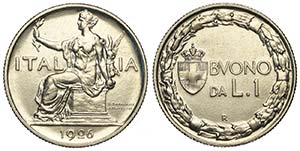 Regno dItalia, Vittorio Emanuele III, Lira ... 