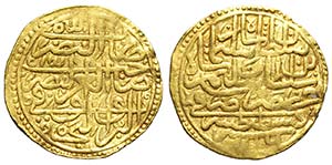 Islamic Coins, Gold Dinar, Au mm 21,5 g 3,46 ... 