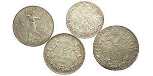 Austro-Hungarian Empire, Lotto di 4 monete: ... 