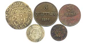 Firenze, Lotto di 5 monete: Giulio 1572 Rara ... 