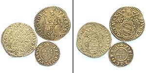 Ancona, Lotto di 3 monete: Testone 1557 ... 