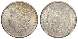United States, Dollar 1884-CC, Ag mm 38,1 ... 