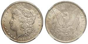 United States, Dollar 1891-CC Top-100 VAM-3 ... 
