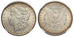 United States, Dollar 1881-CC, Ag mm 38,1 ... 