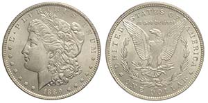 United States, Dollar 1889-O, Ag mm 38,1 ... 