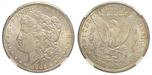 United States, Dollar 1903, Ag mm 38,1 Slab ... 